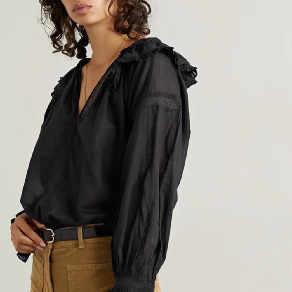 DOEN BLACK JOLIETTE TOP